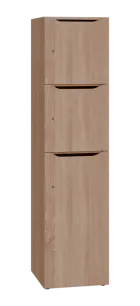 DOMINOU 432 úložná skříň 3-boxová, 1817x450x400 mm, dub bardolino